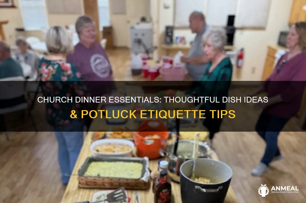 what to take to church dinner
