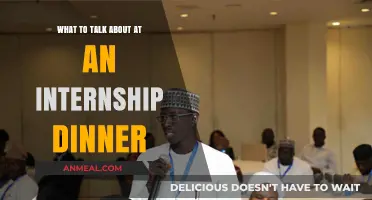 Mastering Internship Dinner Conversations: Topics to Impress and Connect