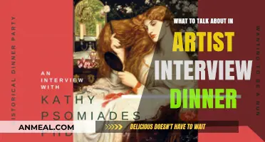Engaging Topics for an Artist Interview Dinner Conversation