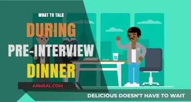 Mastering Pre-Interview Dinners: Topics to Impress and Connect Confidently