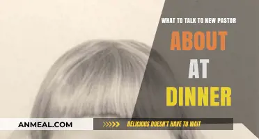 Engaging Conversations: Topics to Discuss with Your New Pastor at Dinner
