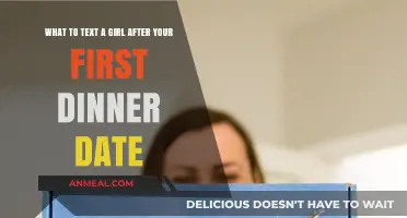 Post-Dinner Date Texts: Crafting the Perfect Message to Impress Her