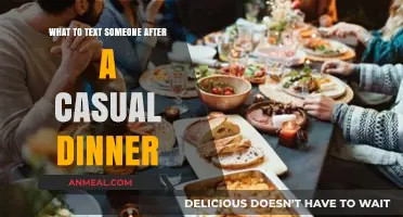 Post-Dinner Etiquette: Perfect Texts to Send After a Casual Meal