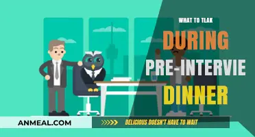 Mastering Pre-Interview Dinners: Topics to Impress and Connect Confidently