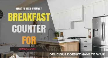 Creative Uses for a Cutaway Breakfast Counter in Your Kitchen