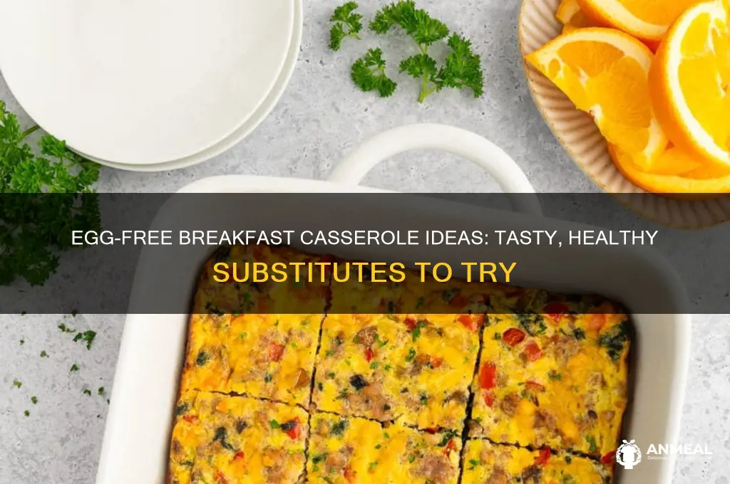 what to use in breakfast casseroles to replace eggs