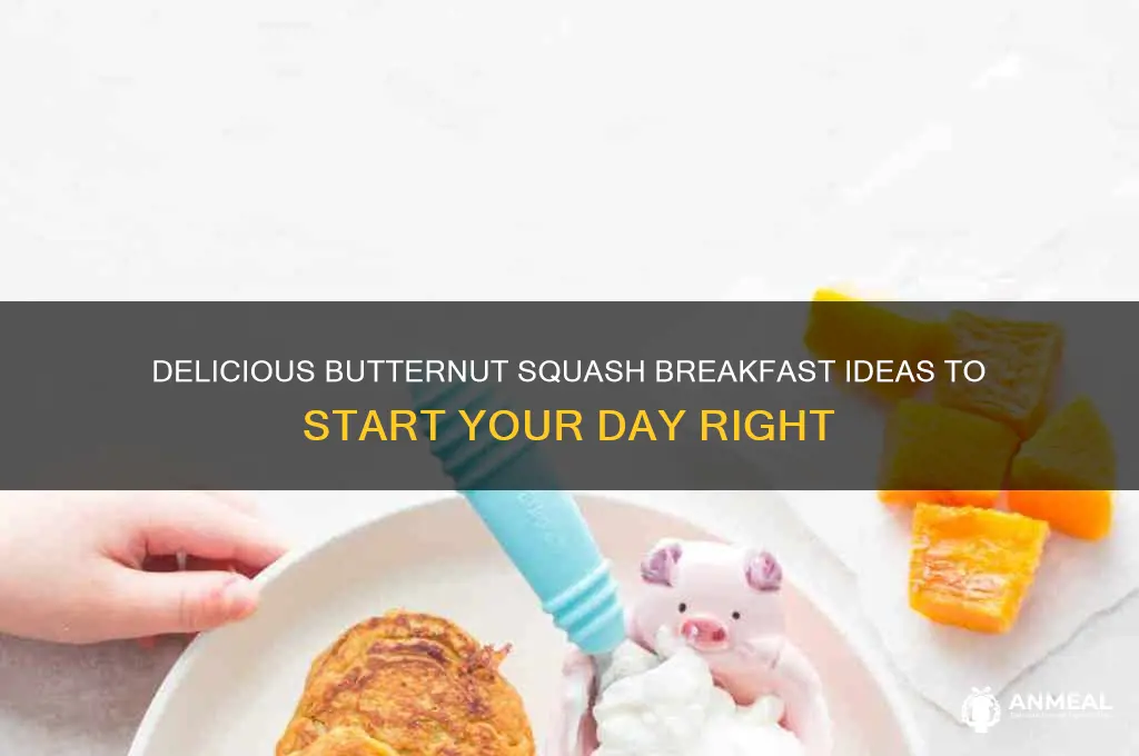 what to use with butternut squash for breakfast