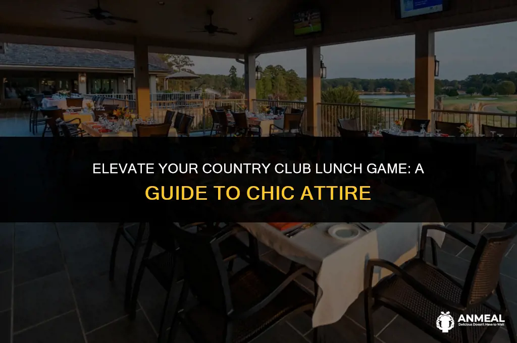 what to wear for lunch at a country club