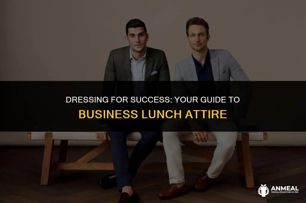 what to wear to a business lunch