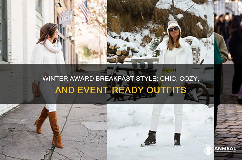 what to wear to a winter award breakfast event
