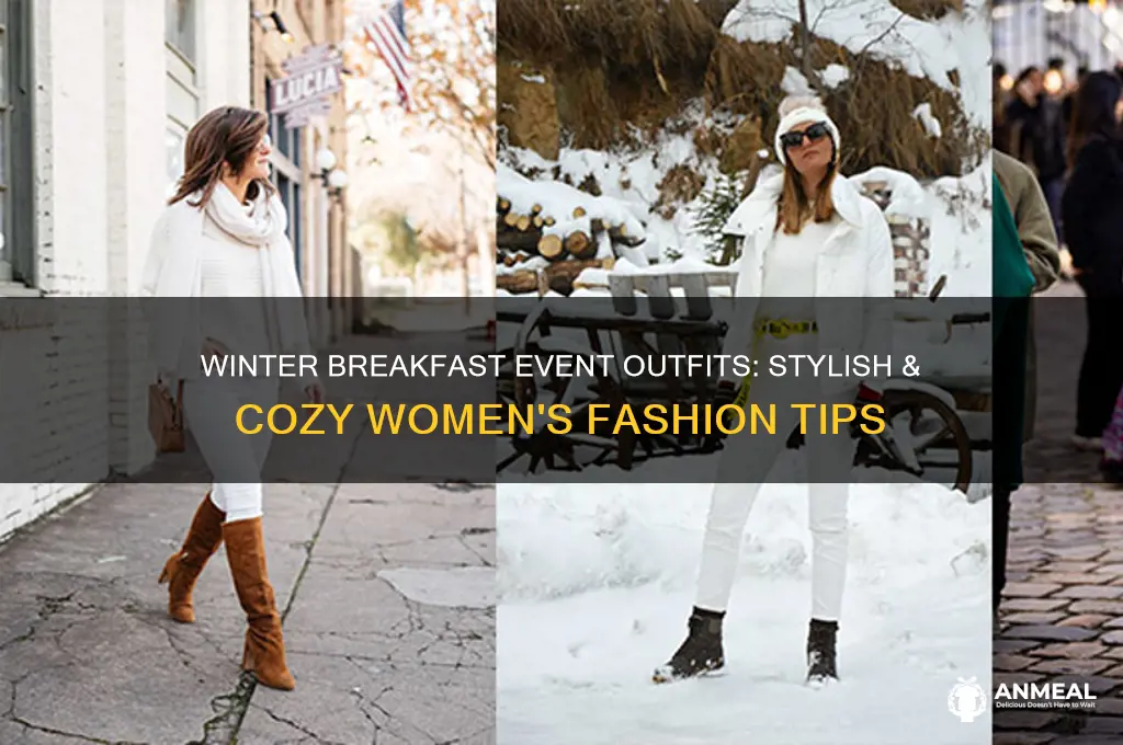 what to wear to a winter breakfast event women