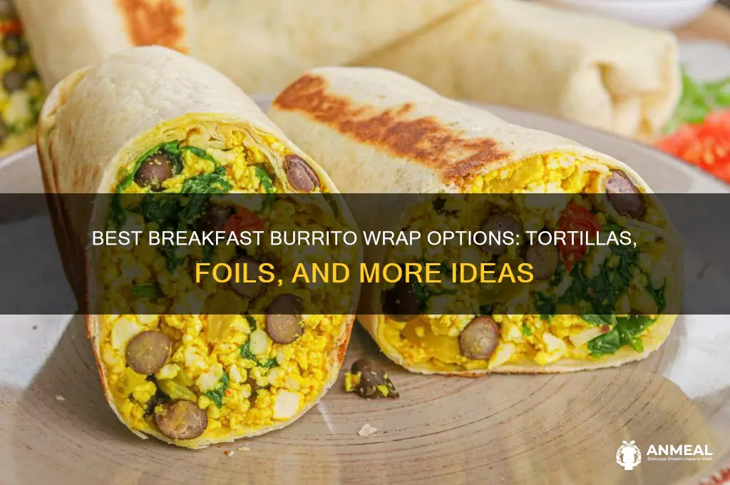 what to wrap breakfast burritos in