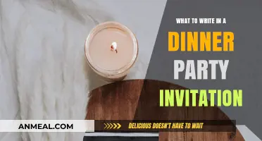 Crafting the Perfect Dinner Party Invitation: Tips and Etiquette