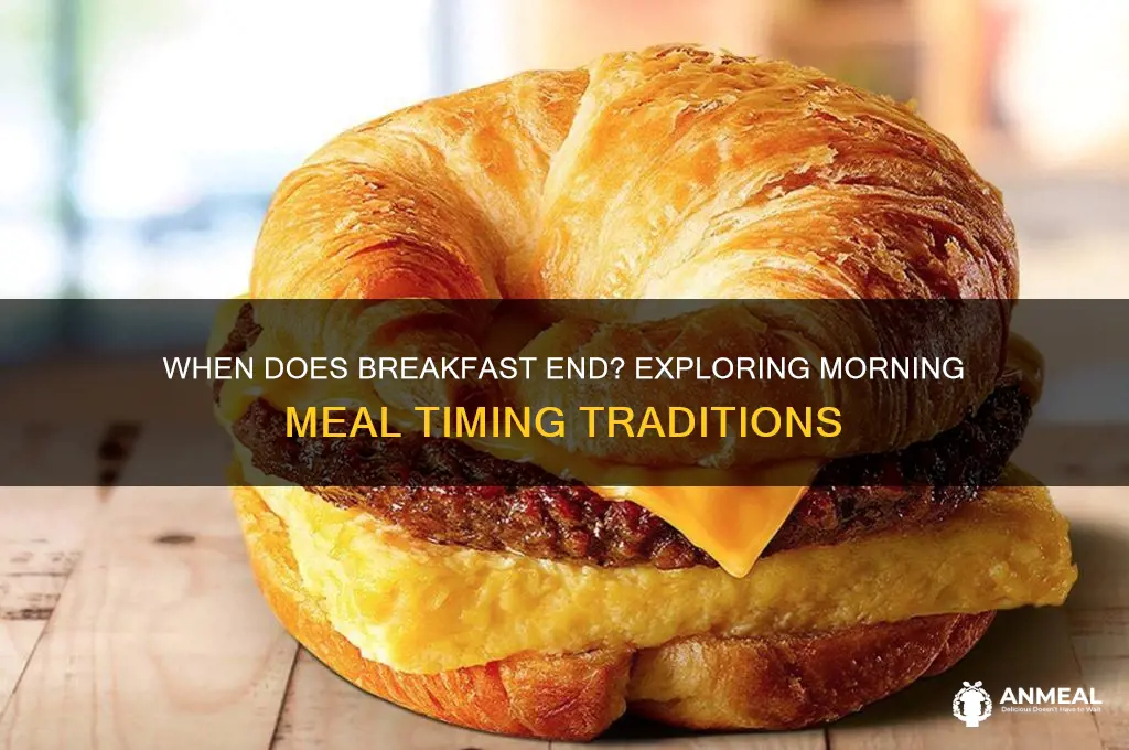 what tome does breakfast end
