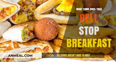 When Does Taco Bell End Breakfast Hours? A Quick Guide