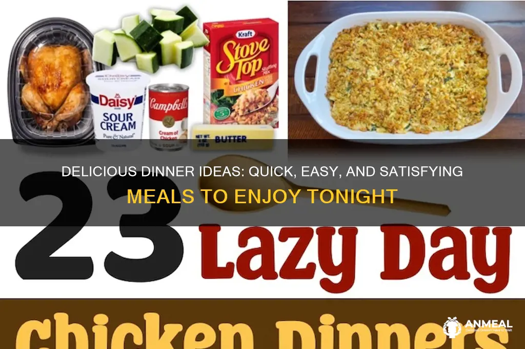 what tonhave for dinner