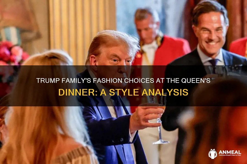 what trump family wore to queen