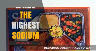 Uncovering the TV Dinner with the Highest Sodium Content
