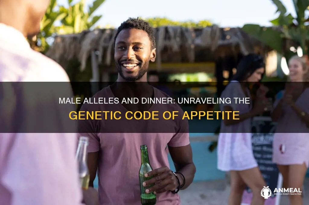 what two alleles do males have for dinner