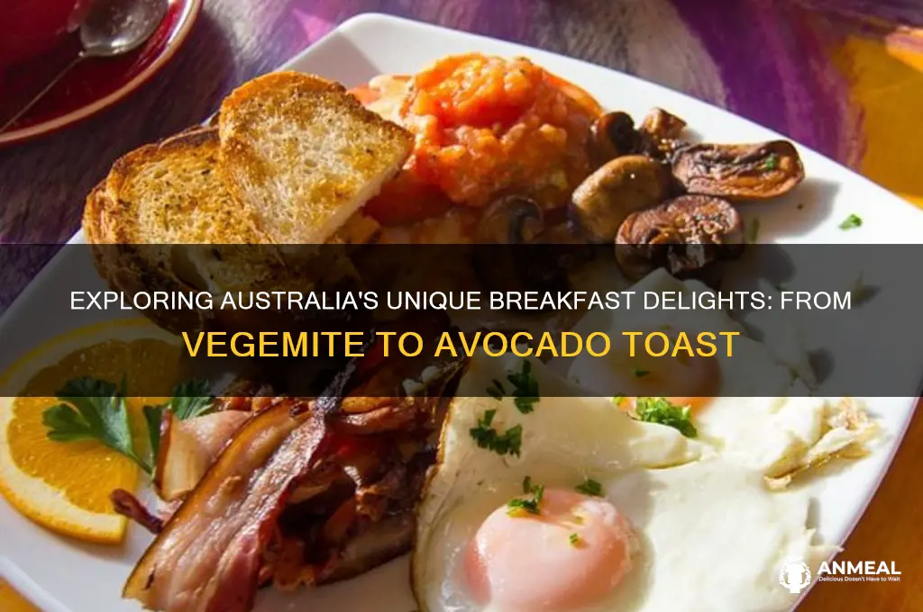 what type of breakfast food do they have in australia