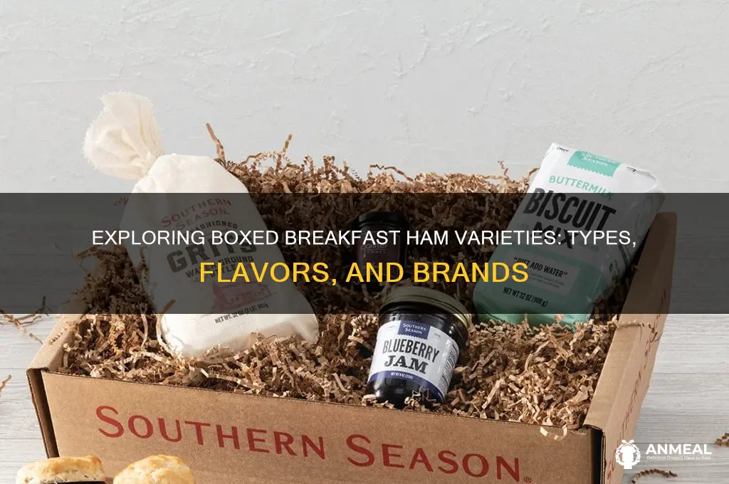 what type of breakfast ham comes in the box