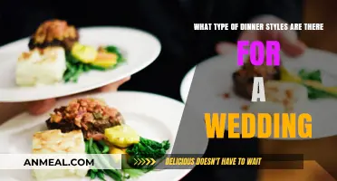 Exploring Elegant Wedding Dinner Styles: From Buffets to Plated Meals