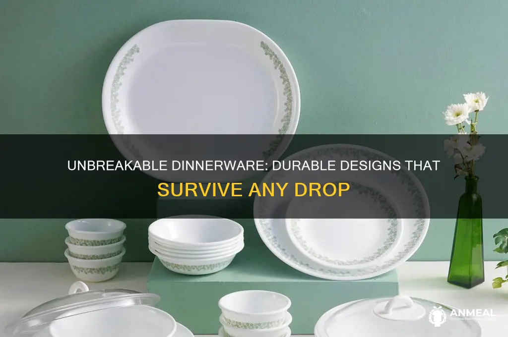 what type of dinner ware disdes is unbreakable if dropped