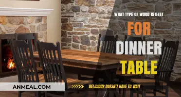 Choosing the Perfect Wood for Your Durable and Stylish Dinner Table