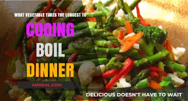 Which Vegetable Takes the Longest to Cook in a Boiled Dinner?