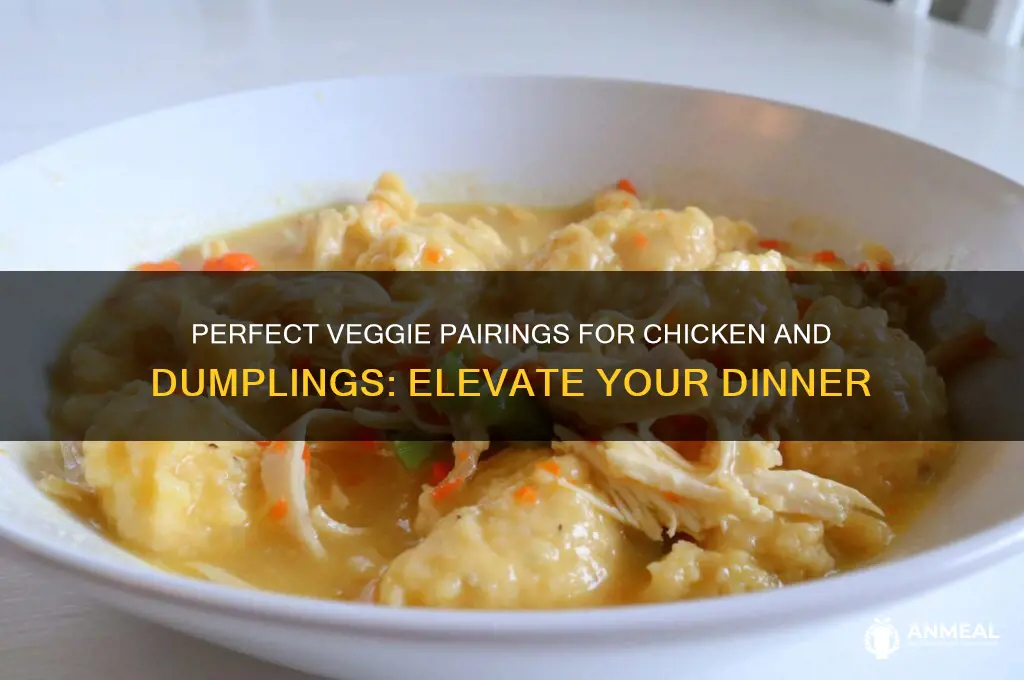 what vegetables goes with chicken and dumplings for dinner