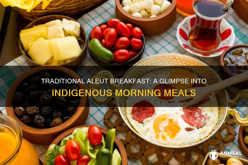 what was a traditional breakfast for aleuts
