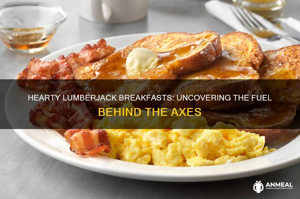 what was a typical breakfast for lumberjacks