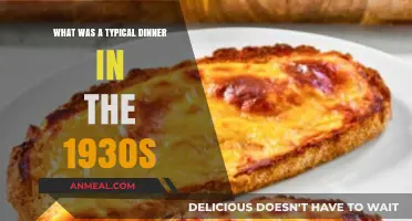 1930s Dinner Delights: Exploring a Typical Evening Meal