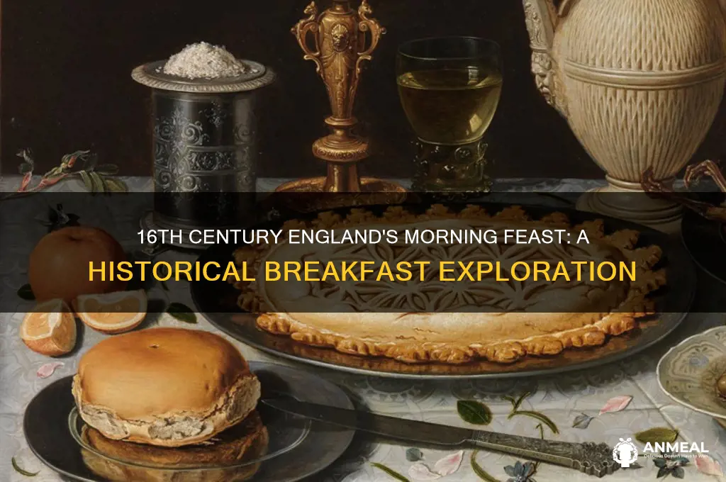 what was breakfast in 16 century england