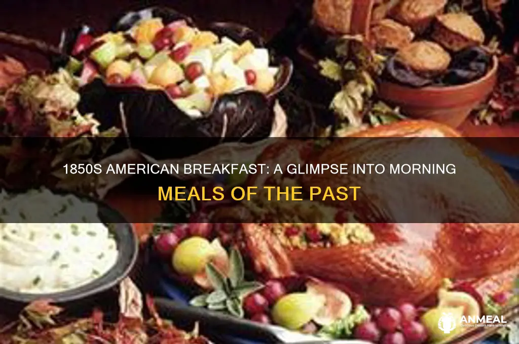 what was breakfast in 1850