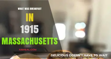1915 Massachusetts Breakfast: A Glimpse into Early 20th-Century Morning Meals
