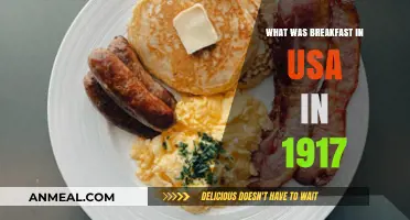 1917 American Breakfast: A Glimpse into Early 20th Century Mornings