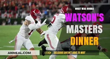 Bubba Watson's Masters Champions Dinner: Menu and Highlights