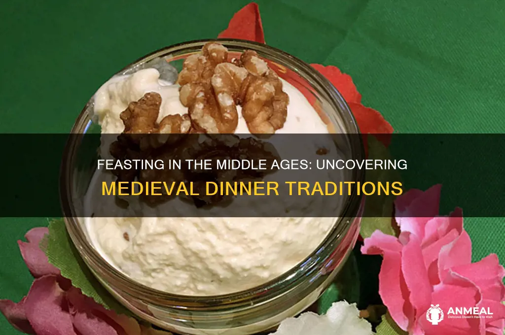what was dinner like in the mideval times