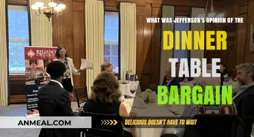 Jefferson's View on the Dinner Table Bargain: A Historical Perspective