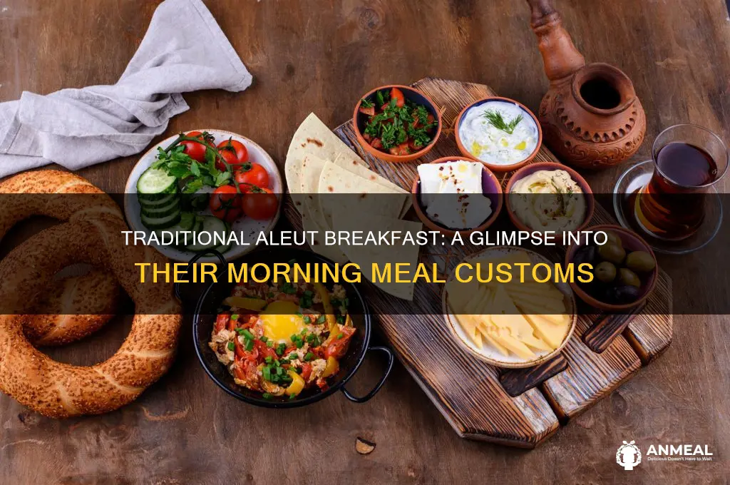 what was made for breakfast in the aleut tribe