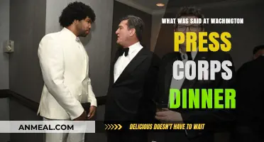 Highlights from the Washington Press Corps Dinner: Key Speeches and Moments