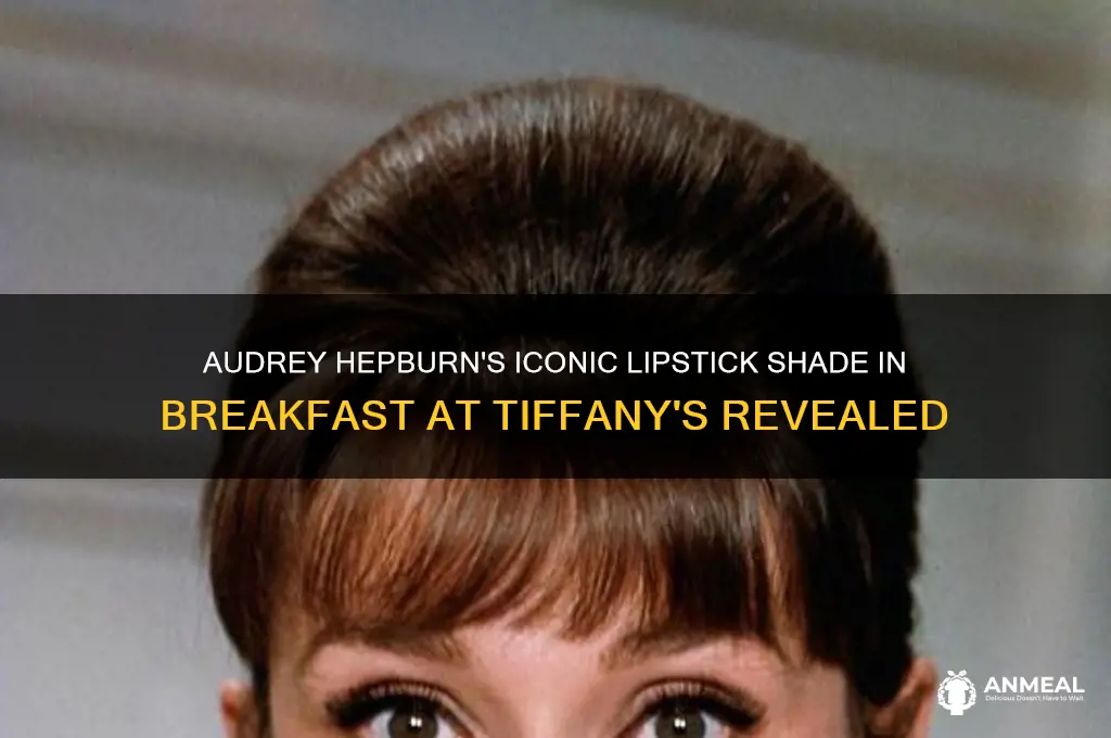 what was shade of lipstick in breakfast at tiffanies