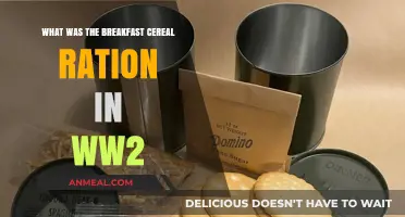 WWII Breakfast Cereal Ration: A Historical Look at Wartime Meals