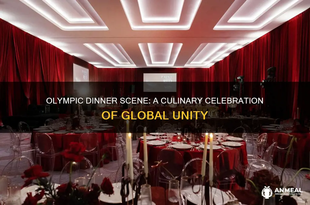 what was the dinner scene at the olympics