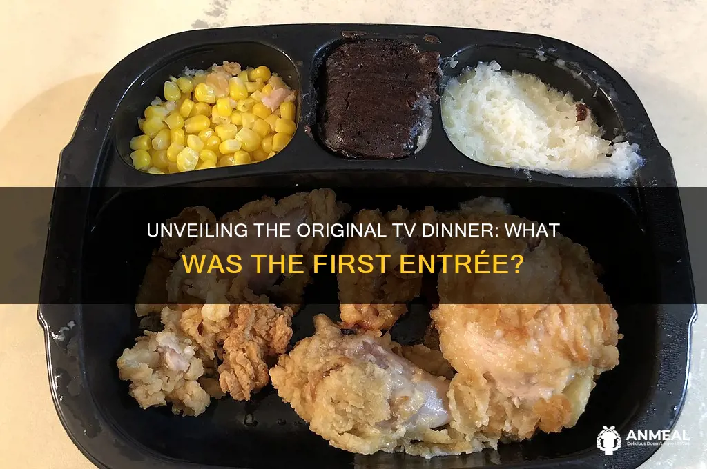 what was the entree in the first tv dinner