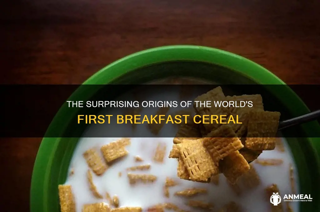 what was the first breakfast cereal ever made