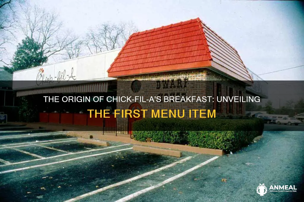 what was the first chick fil a breakfast item