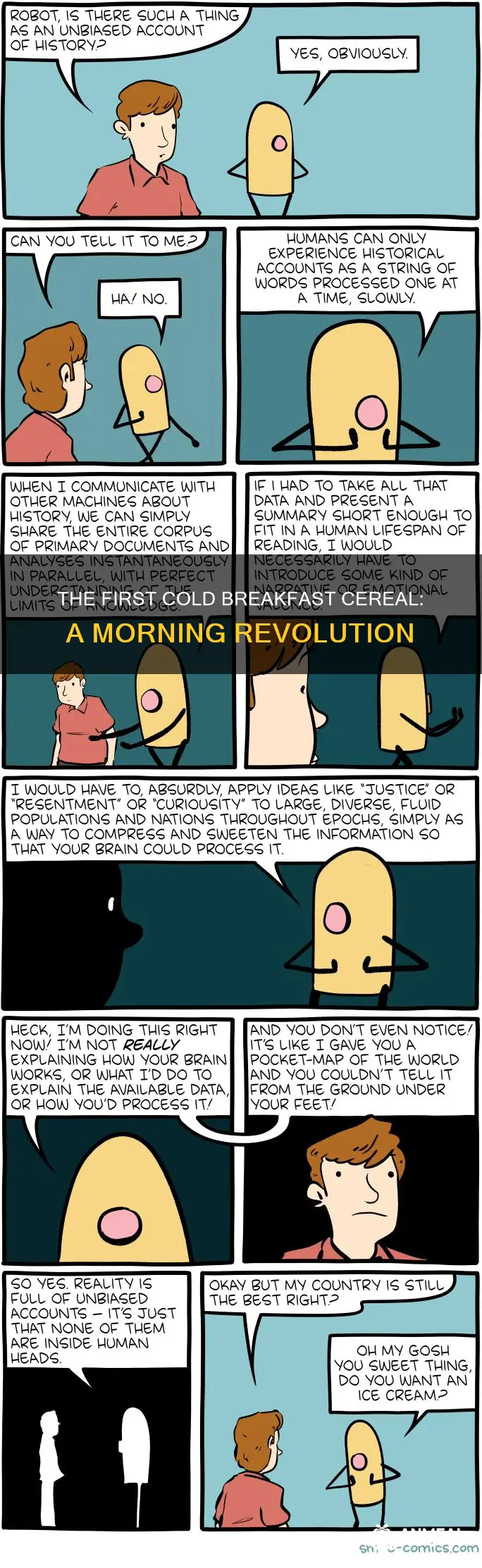 what was the first cold breakfast cereal