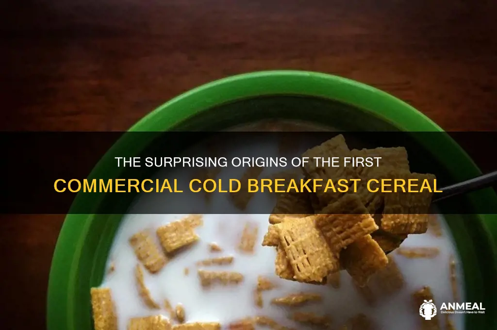 what was the first commercially manufactured cold breakfast cereal